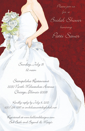 Summer White Dress Invitations