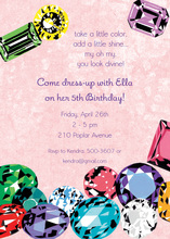 Popular Jewelry Jemstone Invitations