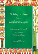 Spring Egyptian Party Invitations