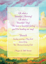 Picturesque Sunrise Sunset Invitation