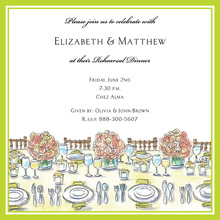 Garden Table Invitations