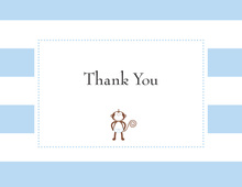 Monkey Boy Thank You Cards