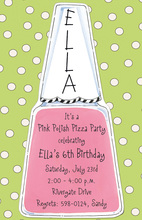 Nail Polish Die-cut Invitations