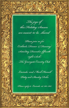 Classic Golden Frame Invitations