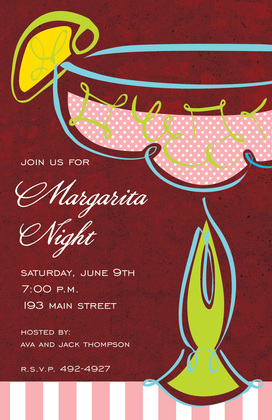 Whimsy Margarita Fiesta Invitations