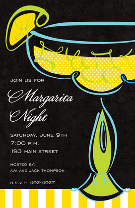 Freshly Orange Margarita Invitations