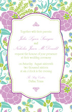 Whimsical Lotus Invitations