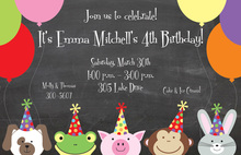 Smiling Animals Invitation