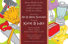 Garden Kitchen Tools Invitation