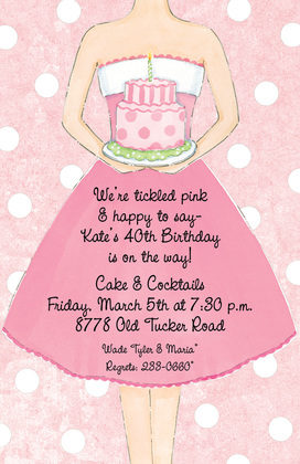 My Sweet Birthday Girl Invitations