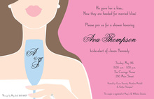 Lazy Martini Girl Invitation