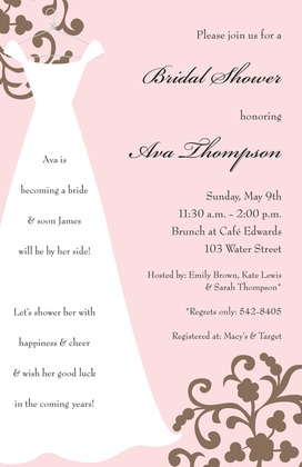 Silhouette Chic White Gown Smoke Invitations