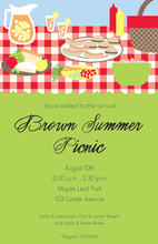 Many Goodies Picnic Invitations