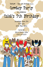 Little Cowboys Invitation