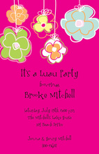 Tropical Bermuda Pink Invitations