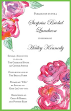 Corner Roses Elegant Invitations