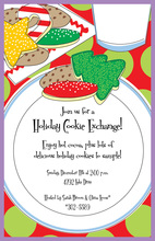 Decorated Christmas Place Setting Invitation