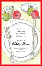 Santa's Placesetting Invitation