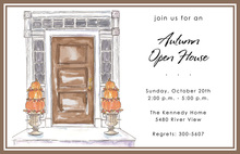 Beautiful Fall Leaves Invitations
