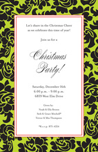 Holiday Rosa Design Invitations