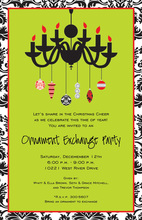 Holiday Chandelier Invitation