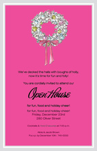 Wreath Glitz Invitation