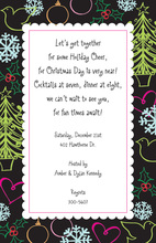 Modern Holiday Hijinks Invitation