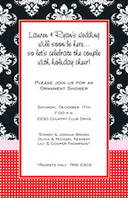 Vibrant Beautiful Prima Red Invitations