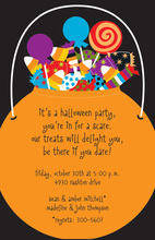 Halloween Ghosts Out Of Town Invitation