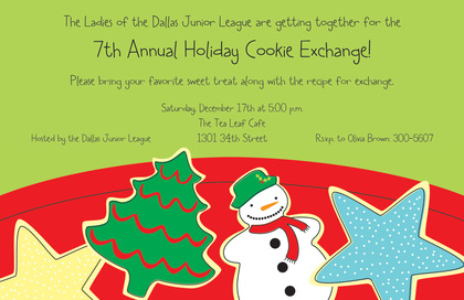 Sweetest Cookies Holiday Invitations