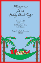 Holiday Hammock Invitations