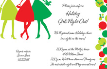 Festive Girls Invitation