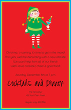 Holiday Tipsy Elf Invitations