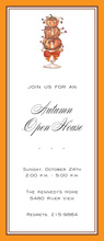 Autumn Harvest Topiary Invitation