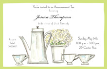 Classic Tea Time Invitation