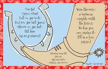 Western Shoes Boots Invitation