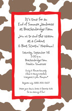 Pinto Border Design Invitation