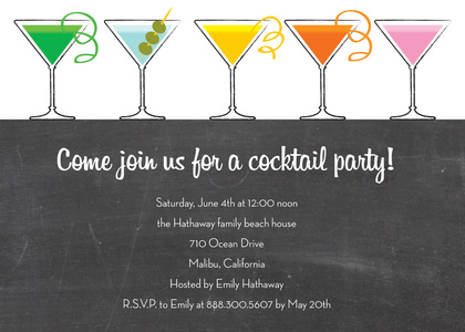 Special Srping Martinis Invitation