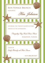 Modern Decorated Shells Invitations