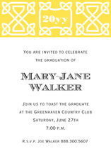 Yellow Celtic Invitations