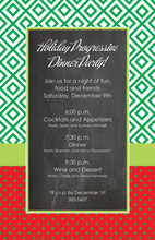 Merry Diamond Chalkboard Invitations