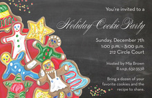 Cookie Sprinkles Christmas Invitations