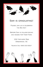 Graduation Hands Invitation