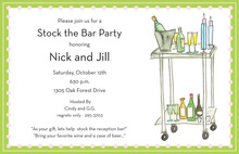 Cool Cocktails Party Theme Invitations