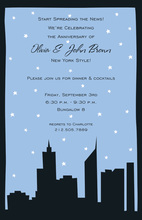 Spectacular Silhouette City Invitation