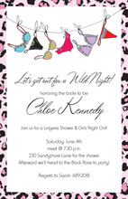 Rocker Lingerie Invitations