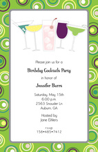 Celebrating! Cocktail Holiday Invitations