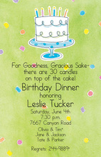 Sprinkled Confetti Cake Invitations