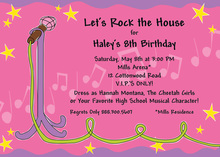 Rock On Kids Invitations