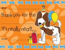 Doggone Delightful Kids Fill-in Thank You Cards